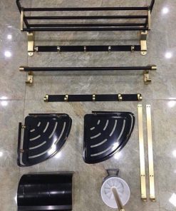 BỘ PHỤ KIỆN NHÔM SƠN TĨNH ĐIỆN ĐEN