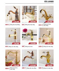 BỘ VÒI CHẬU LAVABO 01