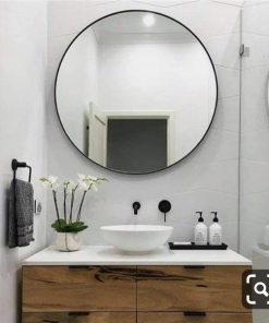 GƯƠNG TRÒN VIỀN THÉP SƠN TĨNH ĐIỆN T60