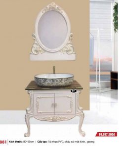 TỦ CHẬU LAVABO TC 881