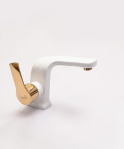 VÒI CHẬU RỬA MẶT LAVABO CONG MẠ TRẮNG V401