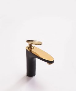 VÒI CHẬU RỬA MẶT LAVABO TRÒN MẠ ĐEN V303